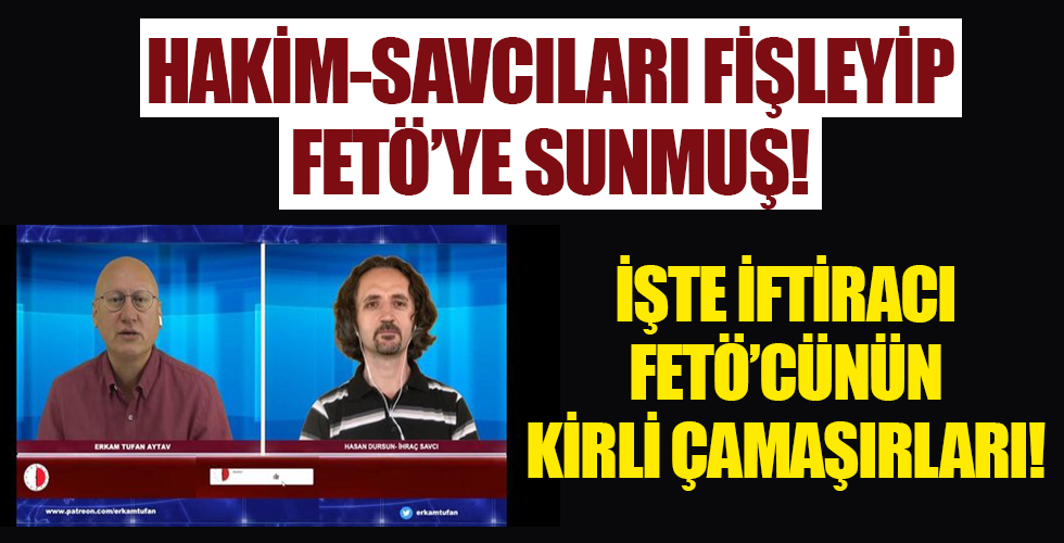 İşte iftiracı FETÖ’cünün kirli çamaşırları!