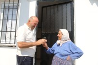 Kuyucak Belediyesi Evi Yanan Kadının Yüzünü Güldürdü Haberi