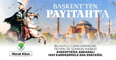 Mamak Belediyesi Bin 453 Ankaralıyı Ayasofya Camii'ne Götürüyor