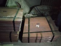 1 Milyonluk 26 Ton Saf Bakır Çalan Hırsızlar Yakalandı