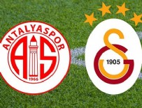 ANTALYASPOR - Galatarasaray kayıpla kapattı!