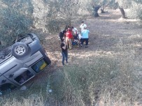 Balıkesir'de Kontrolden Çıkan Araç Tarlaya Uçtu Açıklaması 7 Yaralı Haberi