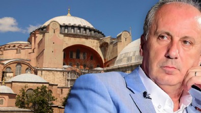 Herkes Muharrem İnce'yi Ayasofya'ya gidiyor sanıyor ama...