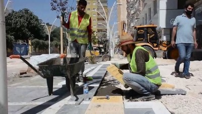 Mardin'de 220 Metre Uzunluğundaki Cadde Halı Motifleri İle Bezendi