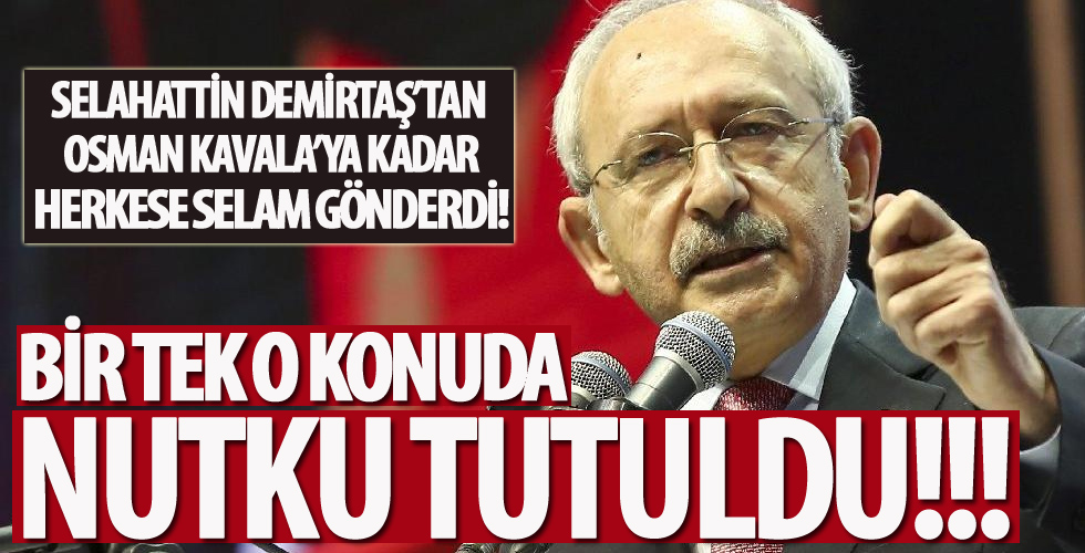 Kılıçdaroğlu bir tek o konu hakkında konuşmadı!