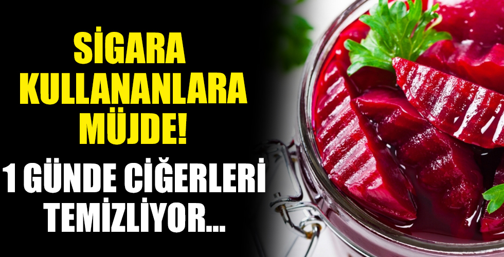 Nikotin düşmanı besin! Bir günde ciğerleri temizliyor…