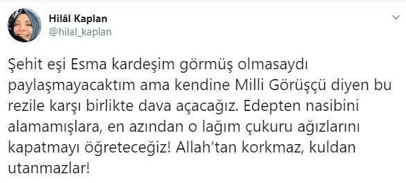 Hilal Kaplan ve 15 Temmuz şehidinin eşi ve gazisine saldırıda bulunan Saadet Partili Ebubekir Savaşan gözaltında