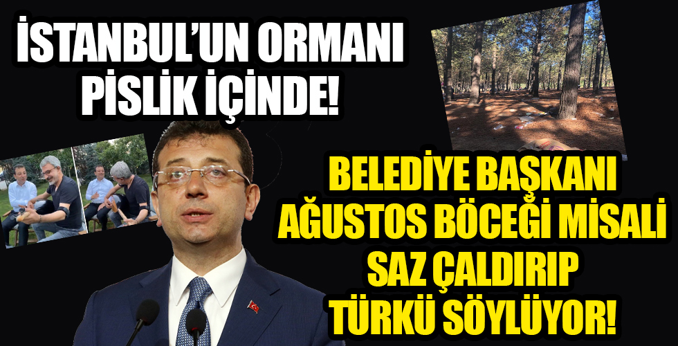 Denizlerden sonra kirlenme sırası kent ormanlarına geldi!