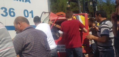 Diyarbakır'da Trafik Kazası Açıklaması 1 Yaralı