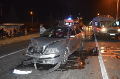 Tavşanlı'da Trafik Kazası Açıklaması 5 Yaralı
