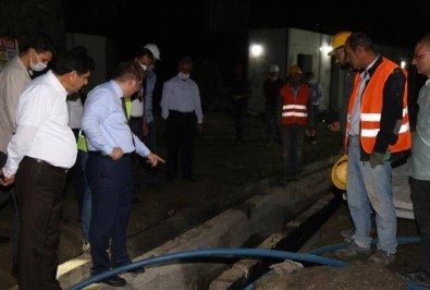 Vali Sarıibrahim, Tuz Terapi Merkezi Projesini Yerinde İnceledi