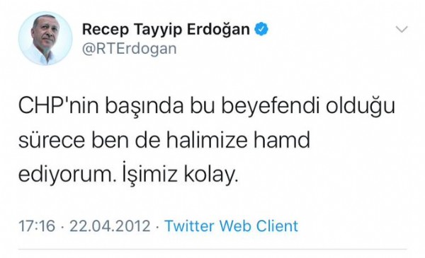 Erdoğan'ın o paylaşımı gündem oldu