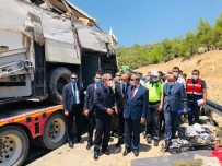 Bakan Akar Açıklaması 'Devrilen Araçta Teknik Arıza Tespit Edildi'