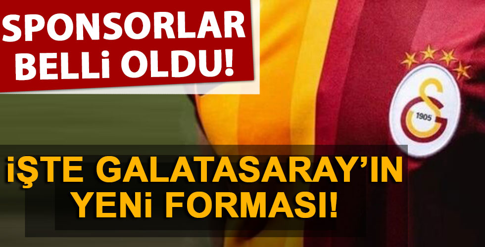 Galatasaray'ın forma sponsorları belli oldu!