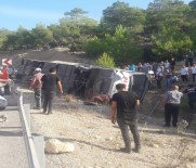 Mersin'de Askerleri Taşıyan Otobüs Devrildi Açıklaması Çok Sayıda Yaralı