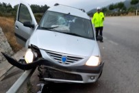 Havalimanı Dönüşü Kaza Açıklaması 3 Yaralı