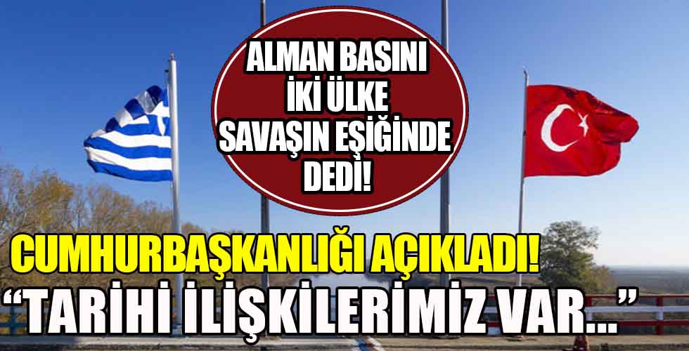 İbrahim Kalın Yunanistan ile savaş iddialarına yanıt verdi!