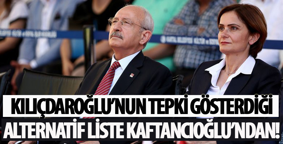 İsmail Saymaz: Alternatif liste Kaftancıoğlu’ndan