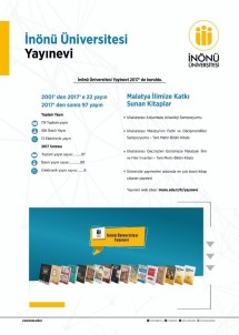 İnönü Üniversitesi Yayınevi Önde