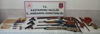 Kastamonu'da Silah Kaçakçılarına Operasyon Açıklaması 9 Gözaltı