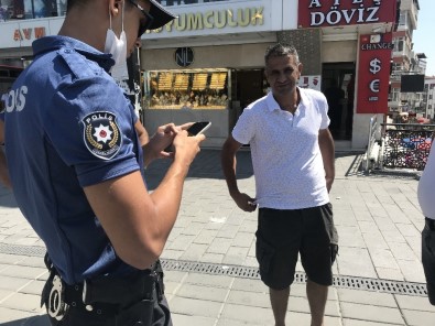 Maskesiz Dışarı Çıkan Adamdan İkna İçin Polise İlginç Sözler