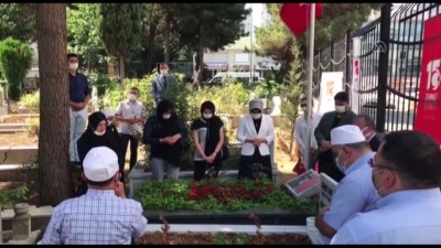 15 Temmuz Derneğinden Şehit Hasan Kaya'nın Kabrine Ziyaret