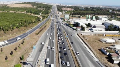 Tuzla'da Kurban Bayramı Arefesinde Trafik Yoğunluğu