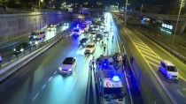 Zeytinburnu'ndaki Zincirleme Trafik Kazasında 1'İ Ağır 4 Kişi Yaralandı