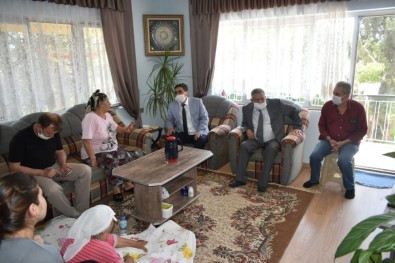 Başkan İnal Ve Kaymakam Soley'den Şehit Ailelerine Ziyaret