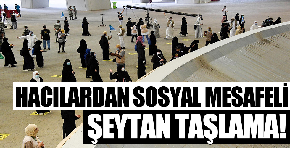 Hacılar şeytan taşladı