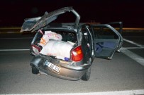 Konya'da İki Otomobilin Çarpıştığı Kaza Ucuz Atlatıldı Haberi