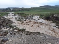 Başkale'de Sağanak Sele Neden Oldu