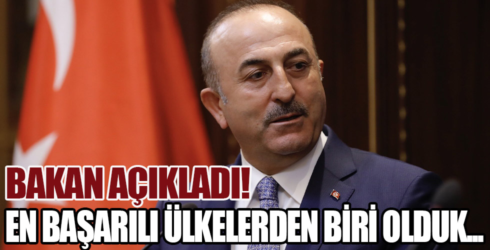 Dışişleri Bakanı Mevlüt Çavuşoğlu'dan corona virüs açıklaması! En başarılı ülkelerden biri olduk