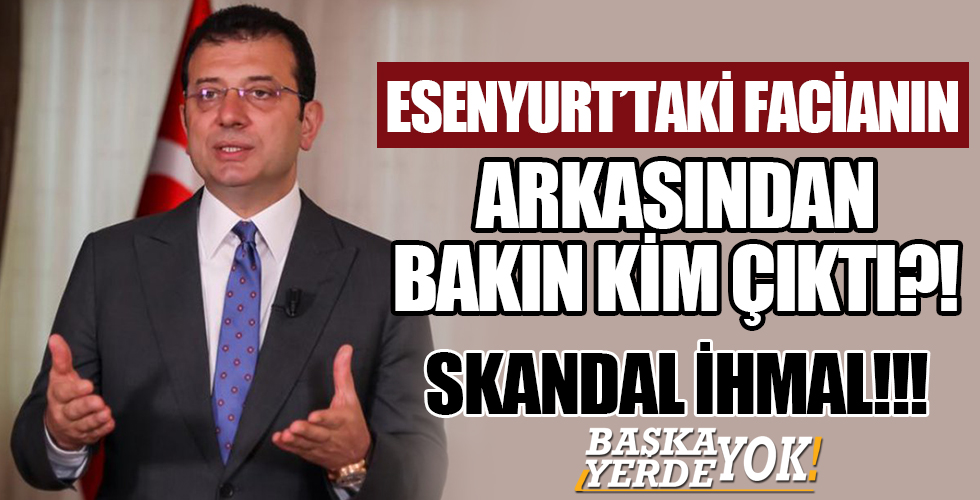 Ekrem İmamoğlu Esenyurt'taki sel için gerekli önlemi böyle geciktirmiş!