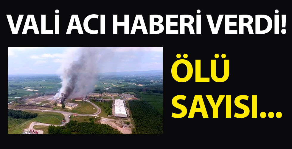 Sakarya Valisi acı haberi duyurdu: Hayatını kaybedenlerin sayısı 6'ya yükseldi