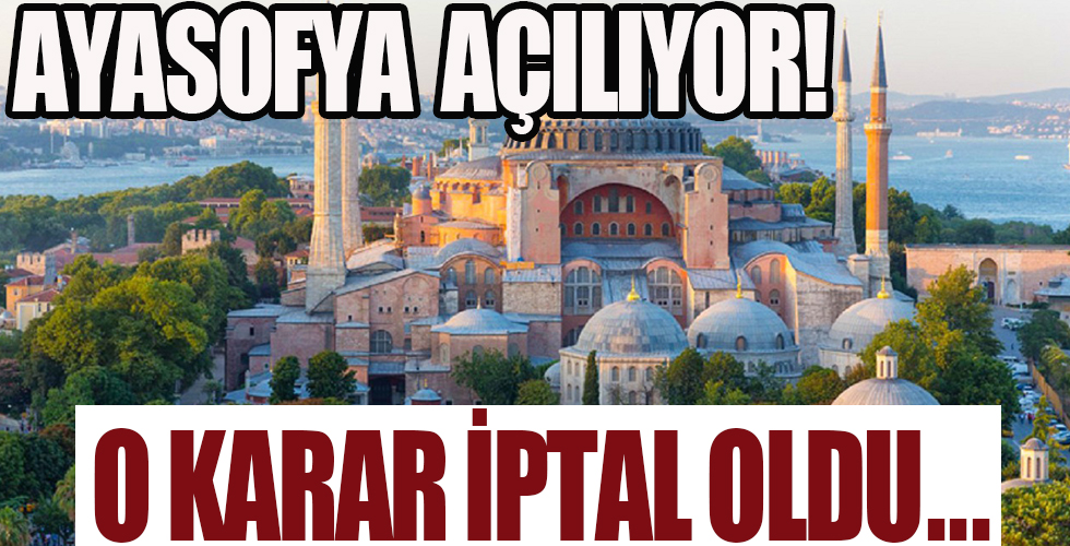 Ayasofya Camii hakkında olay iddia!