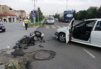 Tavşanlı'da Trafik Kazası Açıklaması 1 Yaralı