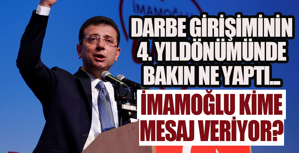 15 Temmuz Derneğinden İBB ile olan protokolün sonlandırılmasına ilişkin açıklama: Darbe girişiminin 4. yıldönümünün arifesinde servis edilmesi manidar