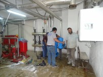 Hisarcık'ta İki Okul, Bir Öğrenci Yurdunda Doğalgaz Dönüşüm Çalışması