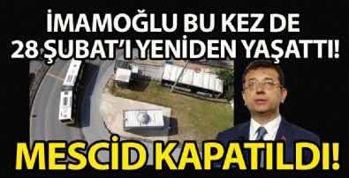 İBB Zincirlikuyu Metrobüs Mescidinin kapısına kilit vurdu