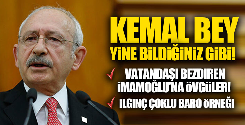 Kılıçdaroğlu yine bilidiğiniz gibi!