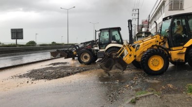 Rize'de Şiddetli Yağış Hayatı Olumsuz Etkiliyor