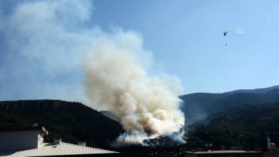 GÜNCELLEME - İzmir'in Kemalpaşa İlçesinde Orman Yangını Çıktı