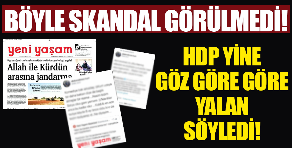 Böyle ahlaksızlık görülmedi! HDP’nin gazetesi yalan olduğu belgelenen haberi manşetine taşıdı