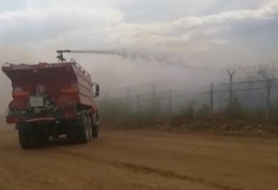 Bulgaristan'daki Orman Yangınının Türkiye'ye Sıçraması Önlendi