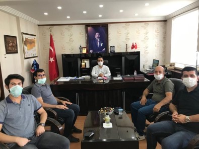 Şırnak Sağlık-Sen'den İdil Kaymakamı Özsoy'a Hayırlı Olsun Ziyareti