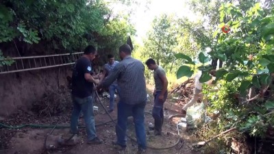 Bursa'da Bağ Evinde Çıkan Ve Ormanlık Alana Sıçrayan Yangın Söndürüldü