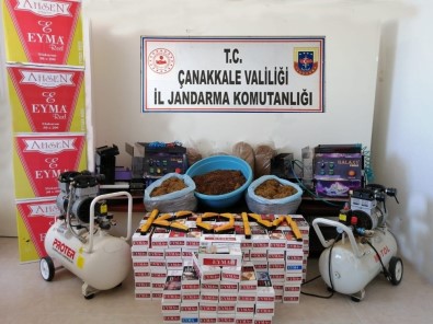 Çanakkale'de Kaçak Sigara Operasyonu
