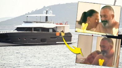 Cem ve Serenay'ın teknede romantik anları!