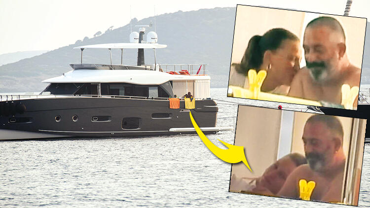 Cem ve Serenay'ın teknede romantik anları!